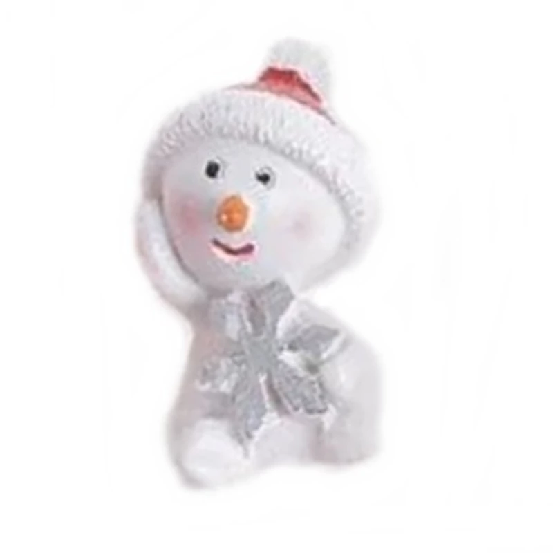 Ezüst hópelyhes kis hóember, poly