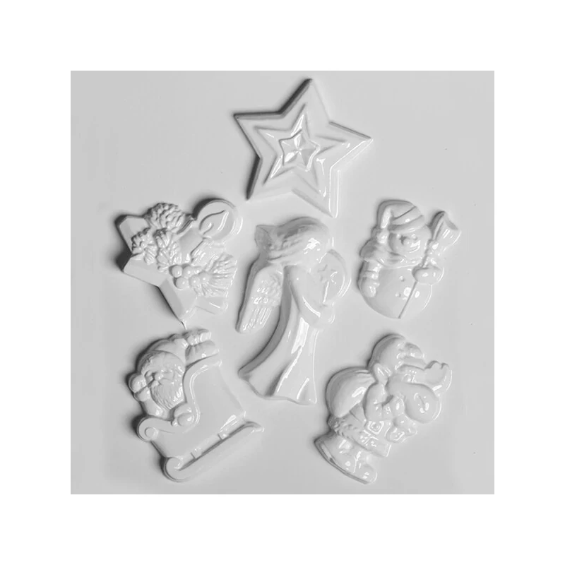 Gipszkiöntő Karácsonyi - karácsonyi vegyes, angyalos