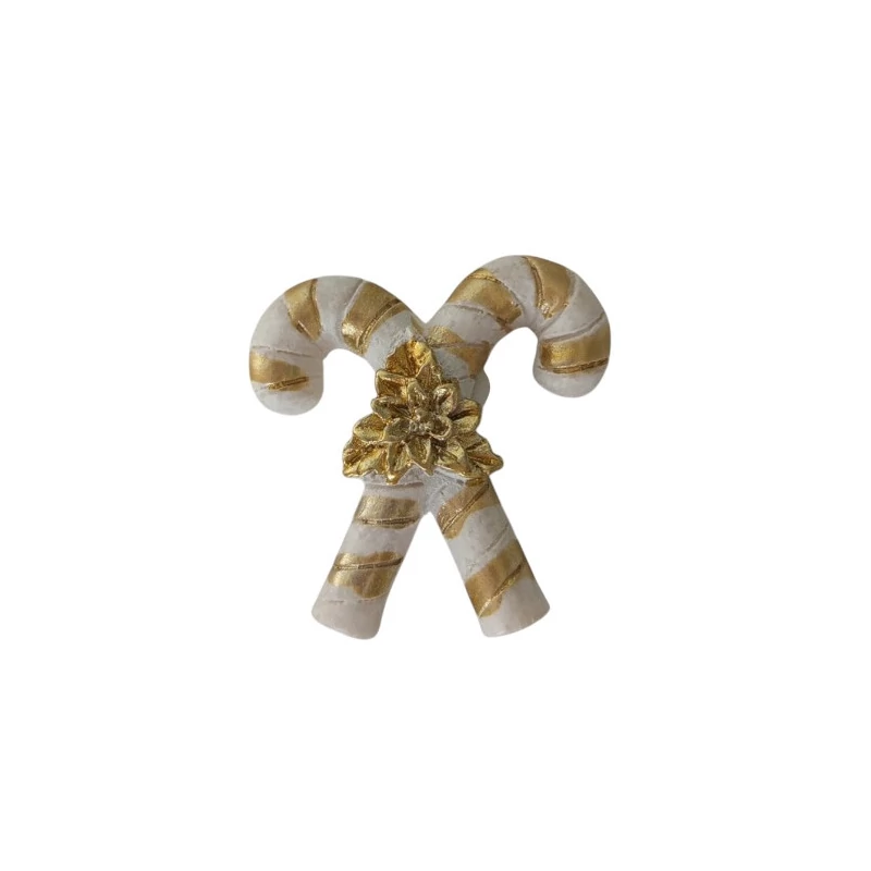 Fehér-arany cukorbot arany magyallal, öntapadós, poly