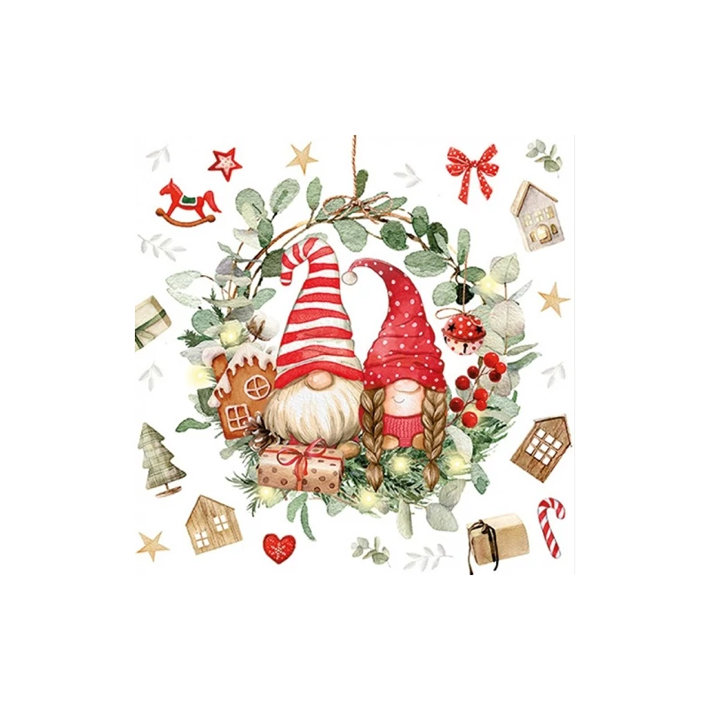 Szalvéta - Téli törpe páros