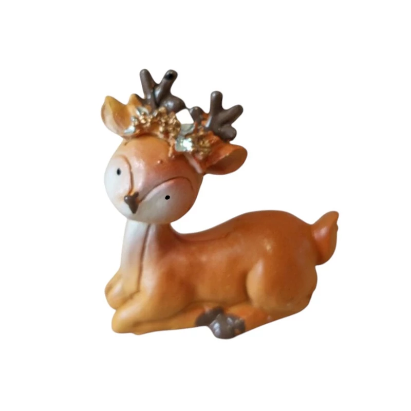 Fejdíszes fekvő őzike