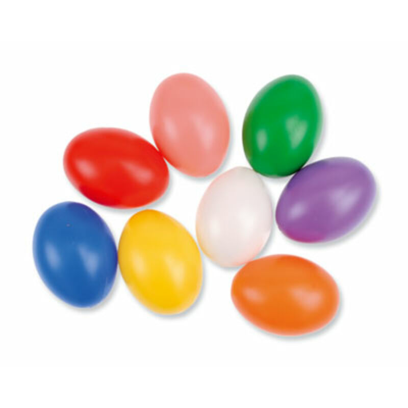 Műanyag tojás 6 cm vegyes színekben 1 db